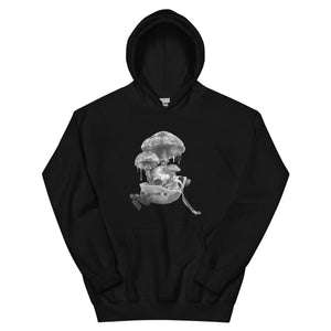 Hoodie - Mushroom and Skulls - Thirty Seconds Out