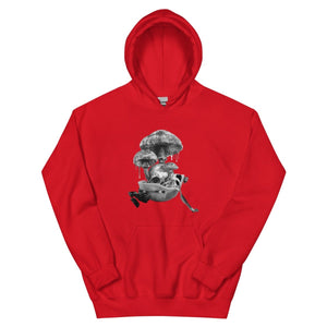 Hoodie - Mushroom and Skulls - Thirty Seconds Out