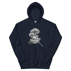 Hoodie - Mushroom and Skulls - Thirty Seconds Out