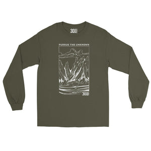 Long Sleeve Shirt - Pursue the Unknown - Thirty Seconds Out