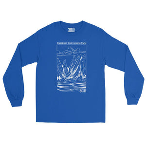 Long Sleeve Shirt - Pursue the Unknown - Thirty Seconds Out