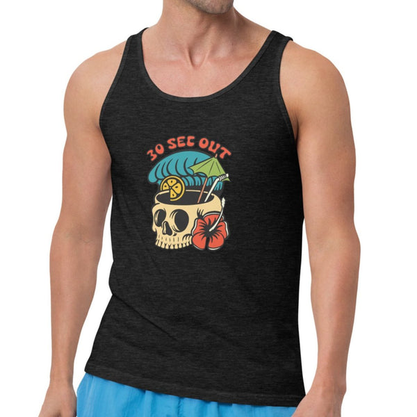 Men's Tank Top - Skull Drinks (Cellar)