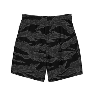 Men's Swim Shorts - Blackout Tiger - Thirty Seconds Out