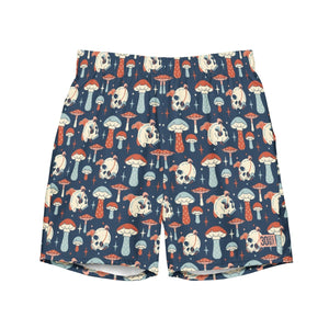 Men's Swim Shorts - Shrooms and Skulls - Thirty Seconds Out