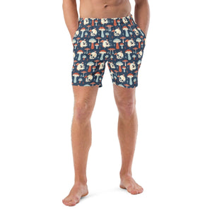 Men's Swim Shorts - Shrooms and Skulls - Thirty Seconds Out