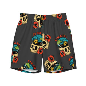 Men's Swim Shorts - Skull Drinks - Thirty Seconds Out