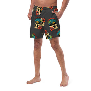 Men's Swim Shorts - Skull Drinks - Thirty Seconds Out