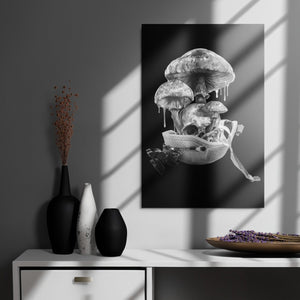 Metal Print - Skull Shroom - Thirty Seconds Out