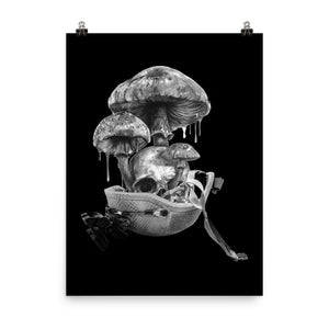 Print - Skull Shroom - Thirty Seconds Out