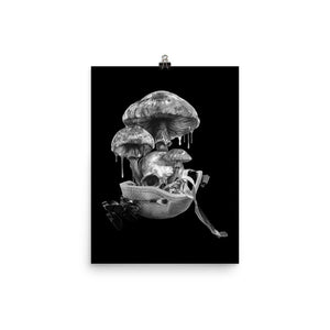 Print - Skull Shroom - Thirty Seconds Out