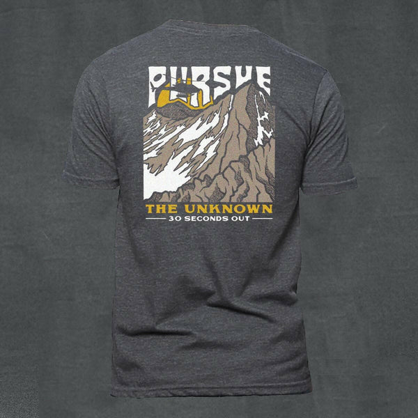 T-Shirt - Pursue The Unknown Mountains (cellar)