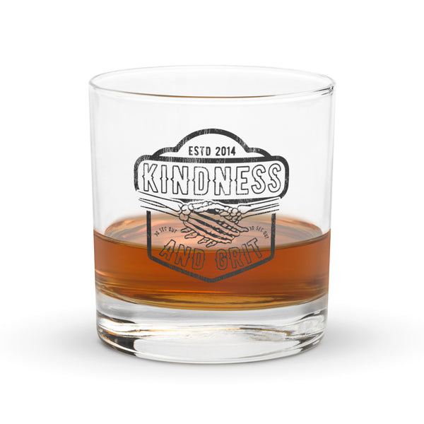 Rocks Glass - Kindness & Grit