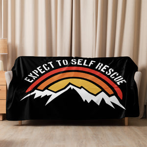 Sherpa Blanket - Expect To Self Rescue