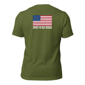 T-shirt - Expect To Self Rescue (American Edition) - Thirty Seconds Out