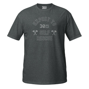 T-Shirt - Expect To Self Rescue (Hatchet) - Thirty Seconds Out
