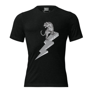T-Shirt - Ride the Lightning Silver - Thirty Seconds Out