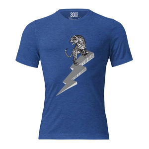 T-Shirt - Ride the Lightning Silver - Thirty Seconds Out