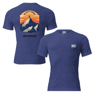 Tri - Blend T-shirt - Expect to Self Recuse Explore - Thirty Seconds Out