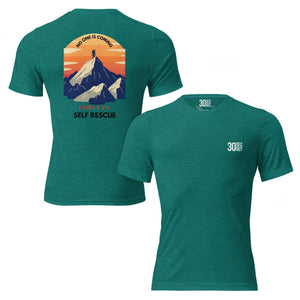 Tri - Blend T-shirt - Expect to Self Recuse Explore - Thirty Seconds Out