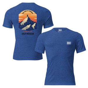 Tri - Blend T-shirt - Expect to Self Recuse Explore - Thirty Seconds Out