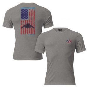 Tri - Blend T-Shirt - Limited Edition Retro B2 Bomber - Thirty Seconds Out