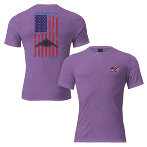 Tri - Blend T-Shirt - Limited Edition Retro B2 Bomber - Thirty Seconds Out