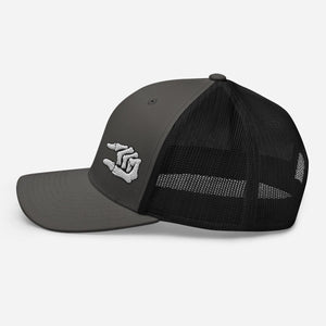 Trucker Cap - Skull Crusher left side - Thirty Seconds Out