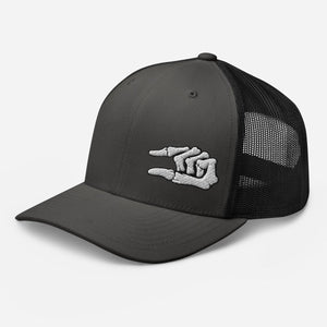Trucker Cap - Skull Crusher left side - Thirty Seconds Out