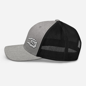 Trucker Cap - Skull Crusher left side - Thirty Seconds Out