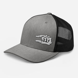 Trucker Cap - Skull Crusher left side - Thirty Seconds Out