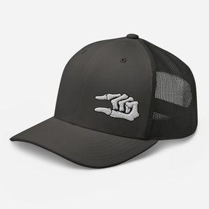 Trucker Cap - Skull Crusher left side - Thirty Seconds Out