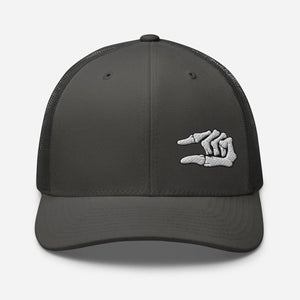 Trucker Cap - Skull Crusher left side - Thirty Seconds Out