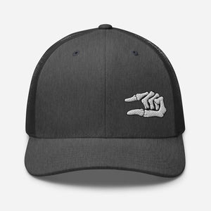Trucker Cap - Skull Crusher left side - Thirty Seconds Out