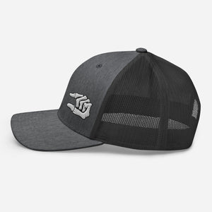 Trucker Cap - Skull Crusher left side - Thirty Seconds Out