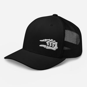 Trucker Cap - Skull Crusher left side - Thirty Seconds Out