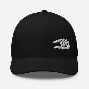 Trucker Cap - Skull Crusher left side - Thirty Seconds Out