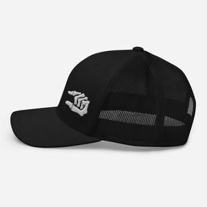 Trucker Cap - Skull Crusher left side - Thirty Seconds Out