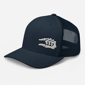 Trucker Cap - Skull Crusher left side - Thirty Seconds Out
