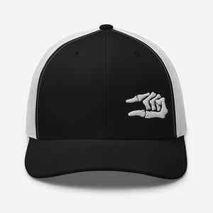 Trucker Cap - Skull Crusher left side - Thirty Seconds Out