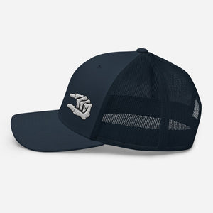 Trucker Cap - Skull Crusher left side - Thirty Seconds Out