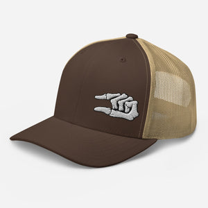 Trucker Cap - Skull Crusher left side - Thirty Seconds Out