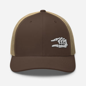 Trucker Cap - Skull Crusher left side - Thirty Seconds Out