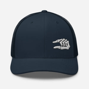 Trucker Cap - Skull Crusher left side - Thirty Seconds Out