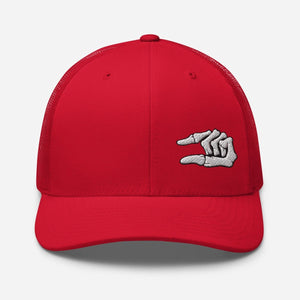 Trucker Cap - Skull Crusher left side - Thirty Seconds Out