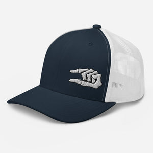 Trucker Cap - Skull Crusher left side - Thirty Seconds Out