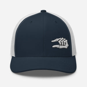 Trucker Cap - Skull Crusher left side - Thirty Seconds Out