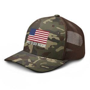 Trucker Hat - Expect To Self Rescue America - Thirty Seconds Out