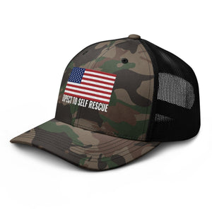 Trucker Hat - Expect To Self Rescue America - Thirty Seconds Out