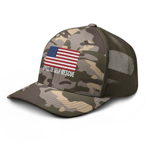 Trucker Hat - Expect To Self Rescue America - Thirty Seconds Out