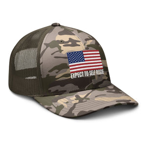 Trucker Hat - Expect To Self Rescue America - Thirty Seconds Out